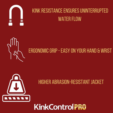 Teknor Apex Kink Control Pro 50 ft heavy-duty hose outdoors
