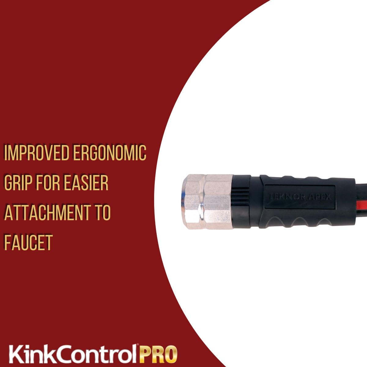 Teknor Apex Kink Control Pro 50 ft hose demonstrates high burst strength under pressure
