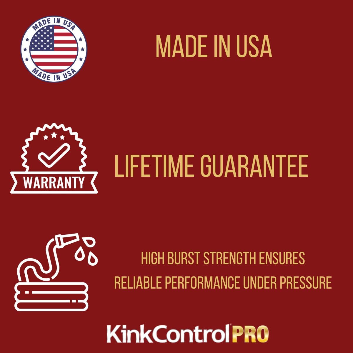 Teknor Apex Kink Control Pro 50 ft ideal for garden watering and car wash
