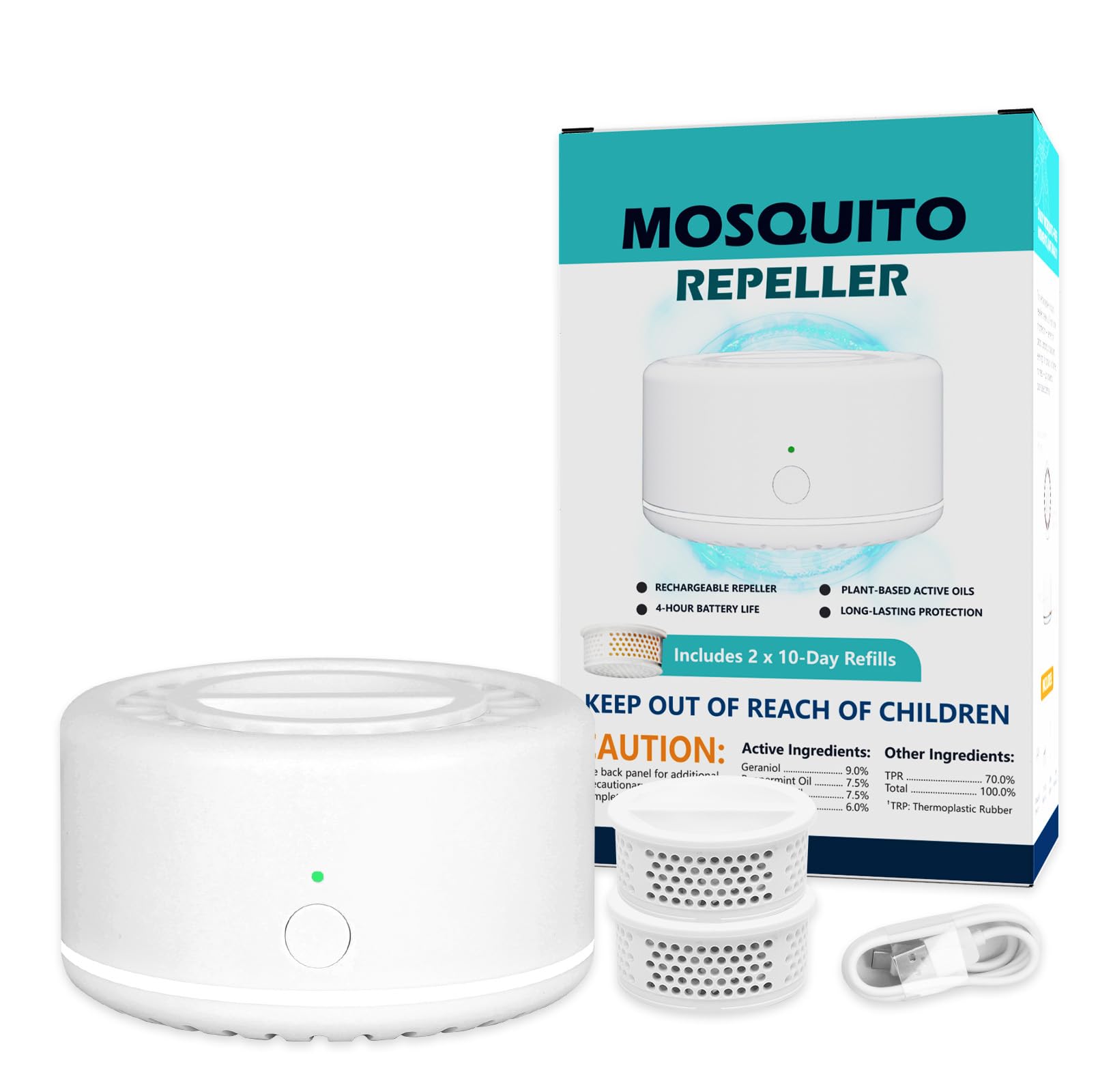 Tekola mosquito repellent for outdoor patio creates a 30-foot protection zone, indoors or outdoors.