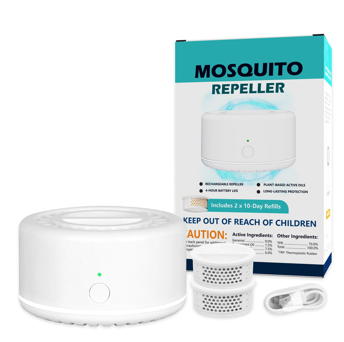 Tekola mosquito repellent for outdoor patio creates a 30-foot protection zone, indoors or outdoors.