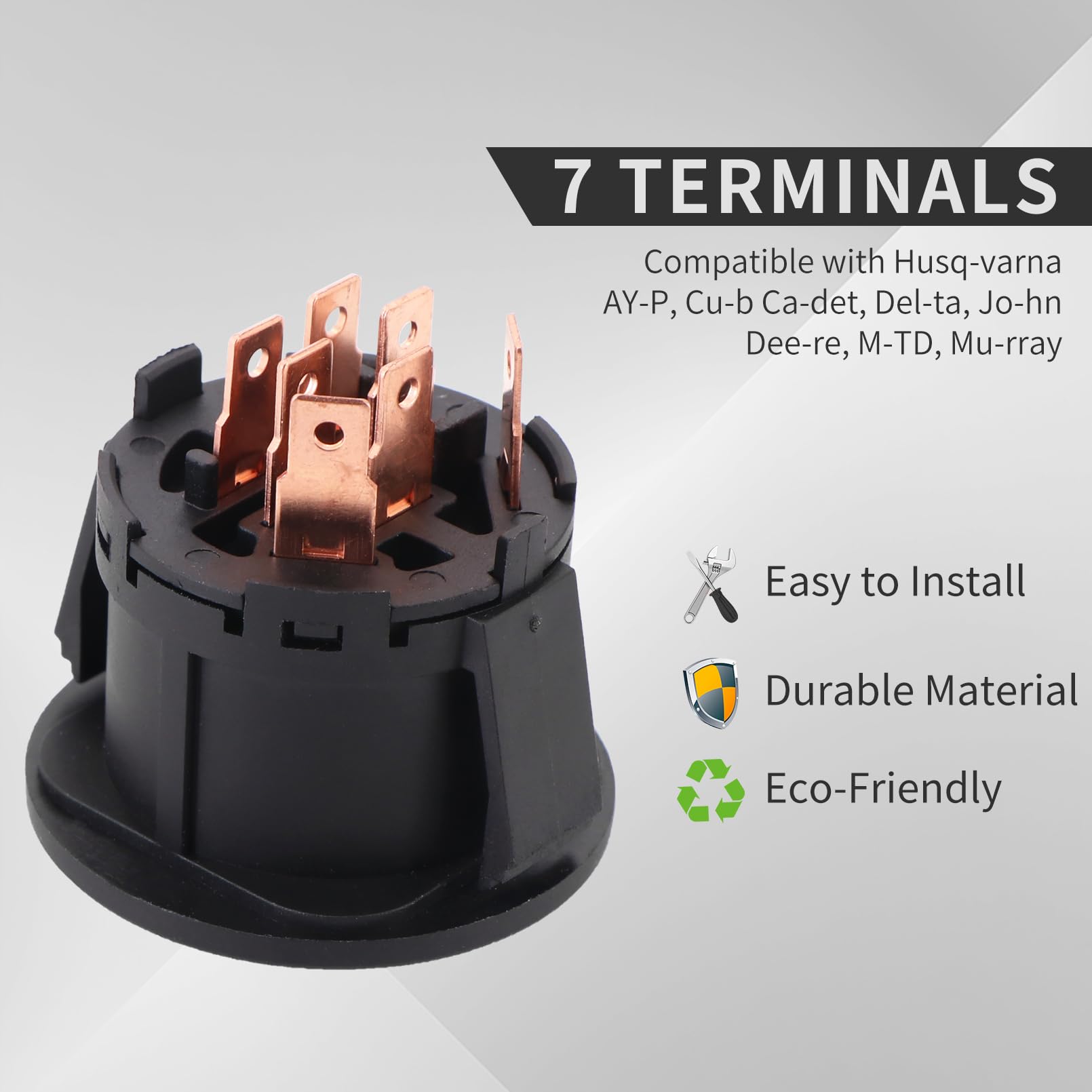 4-position, 7-terminal layout shown on the Tektall switch.