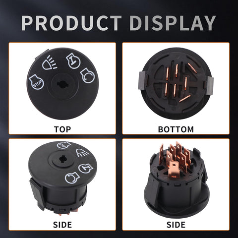 Easy-install design demonstrated on the Tektall ignition switch.