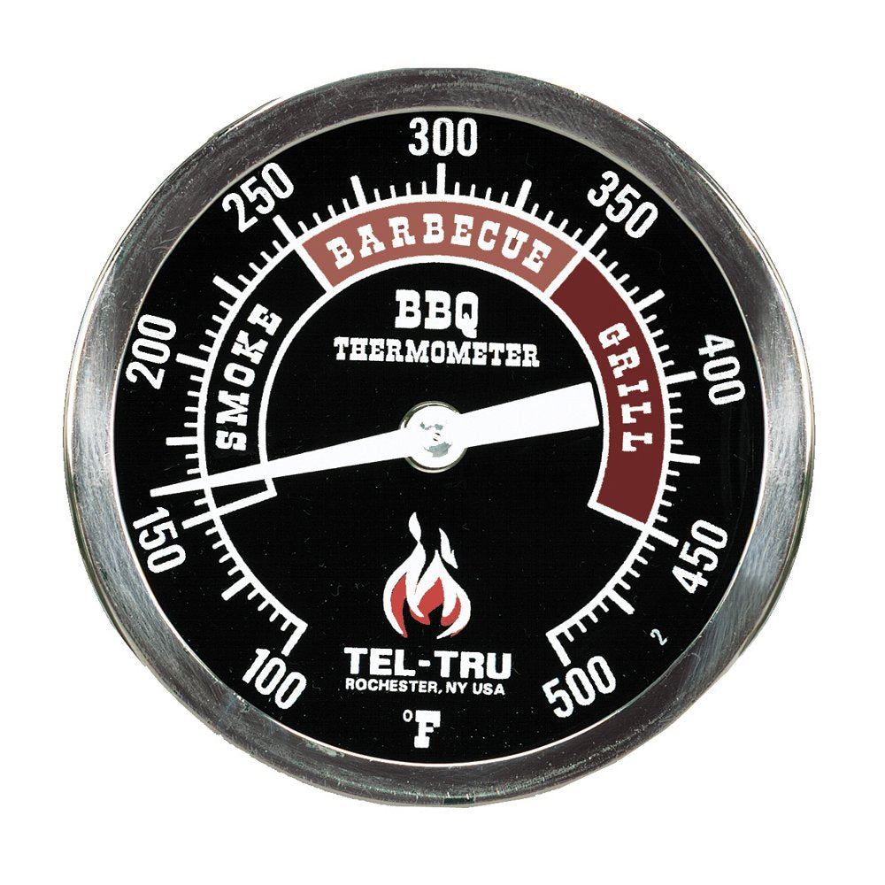 Tel-Tru BQ300 barbecue thermometer dial and stem for precise grill temperature monitoring
