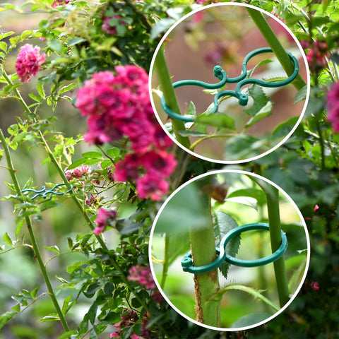 TELENT Outdoors green TPR tie with metal core resists bending.