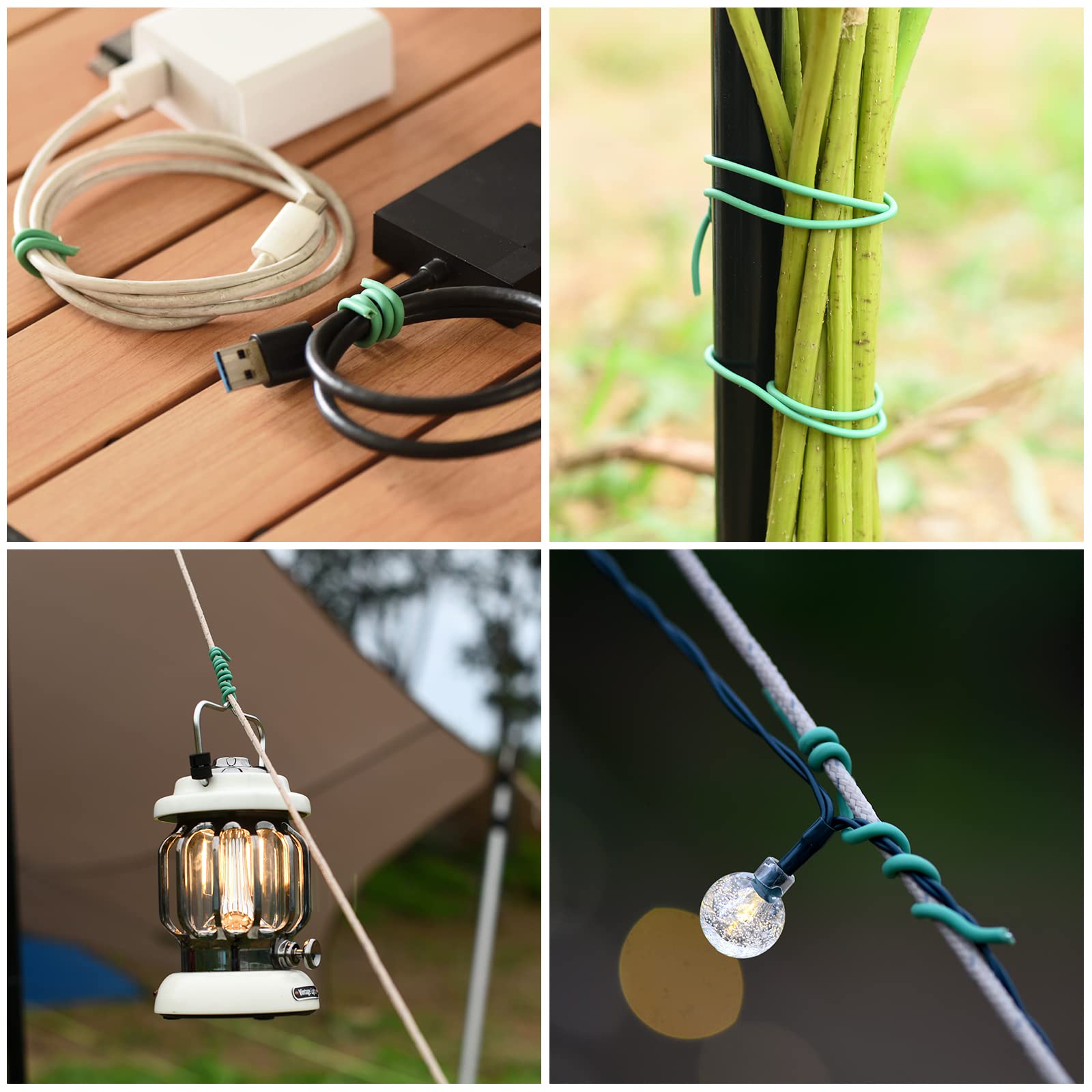 TELENT OUTDOORS packaging with 1 roll and 20 clips
