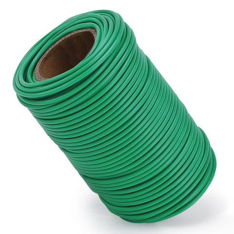 TELENT OUTDOORS 130ft green twist plant tie for sturdy garden support.