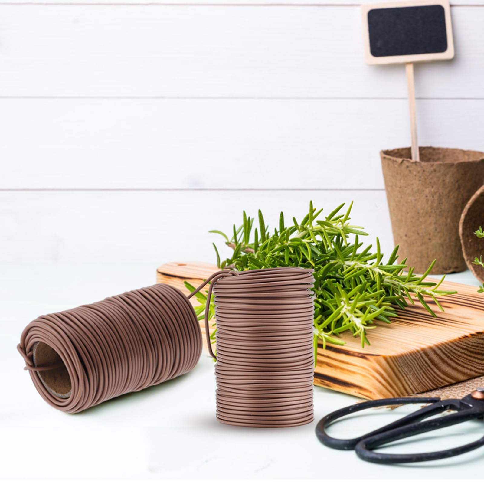 TELENT OUTDOORS brown twist tie for versatile garden applications