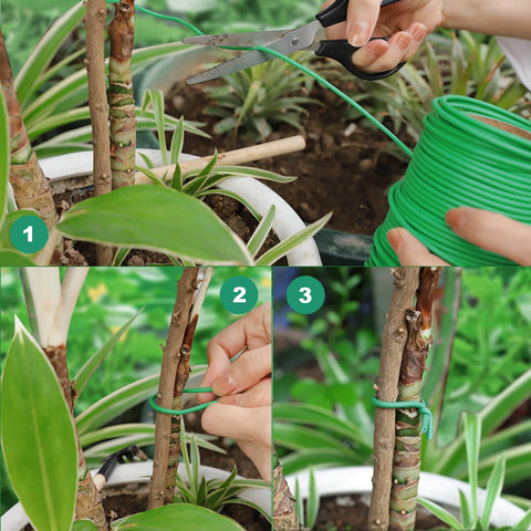 TELENT OUTDOORS versatile garden tie doubles as cable organizer at home.