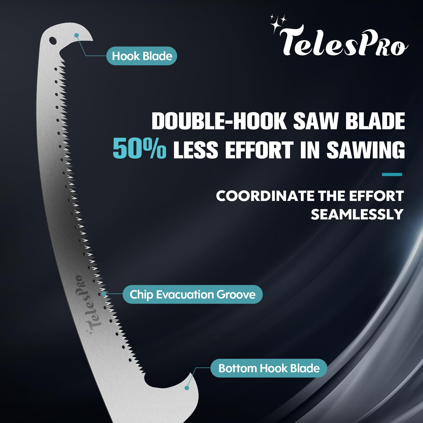 TelesPro saw used for camping and hiking tasks outdoors