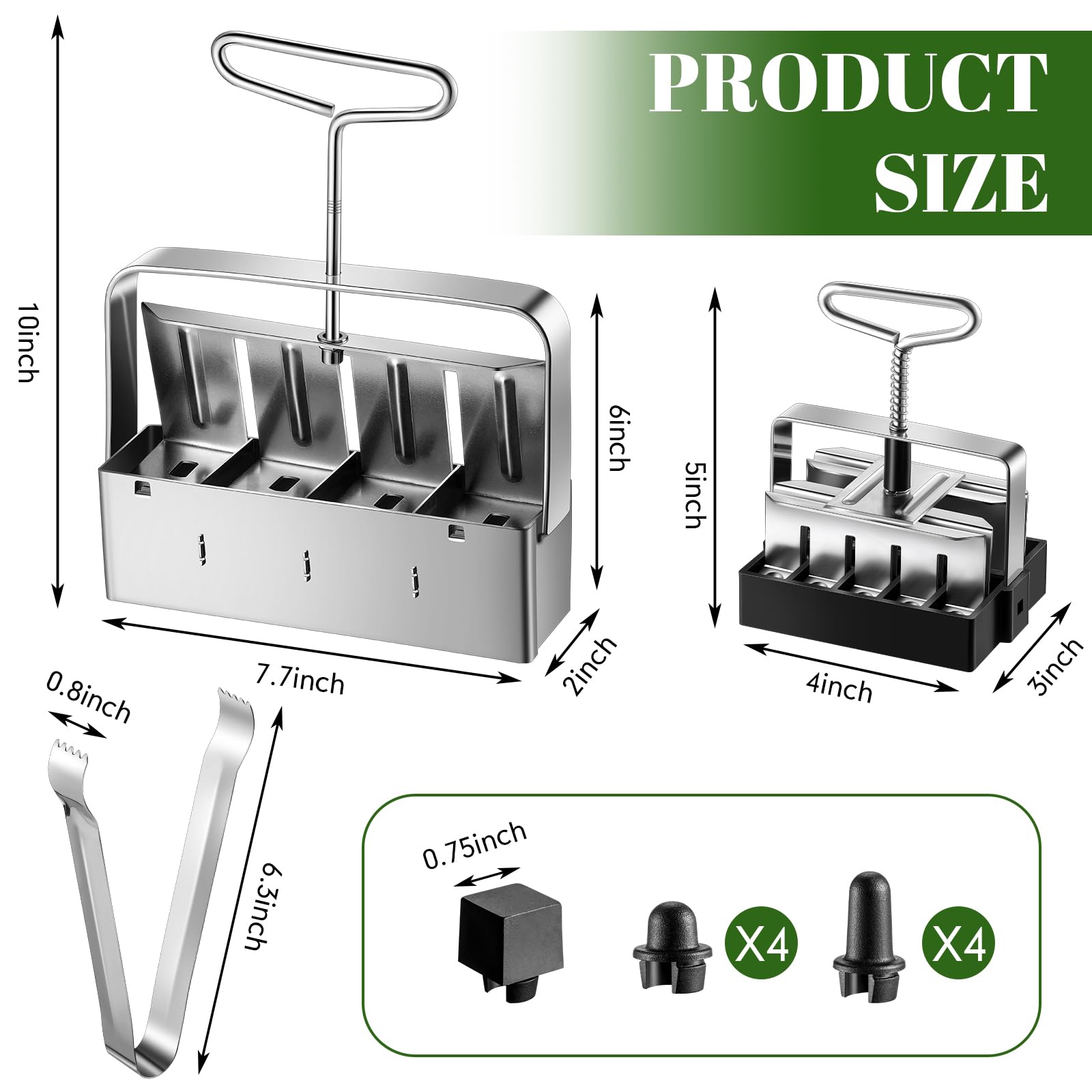 Tellegloww 3-4 inch 20-cell seed block maker saves space for seed starting