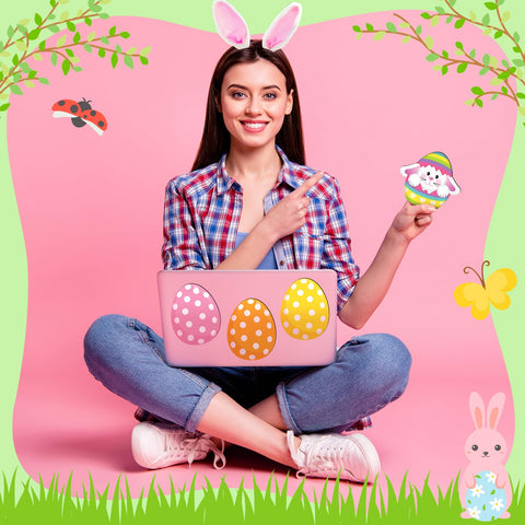 Tellegloww Easter egg magnets brighten mailboxes and file cabinets with festive touch.