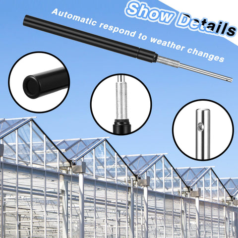 Tellegloww replacement cylinder thread-adjustment, compatible with most openers