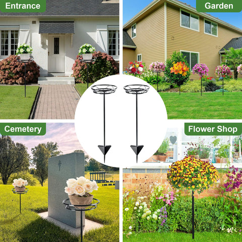 Tellingyou all-season garden decor stand works spring through winter