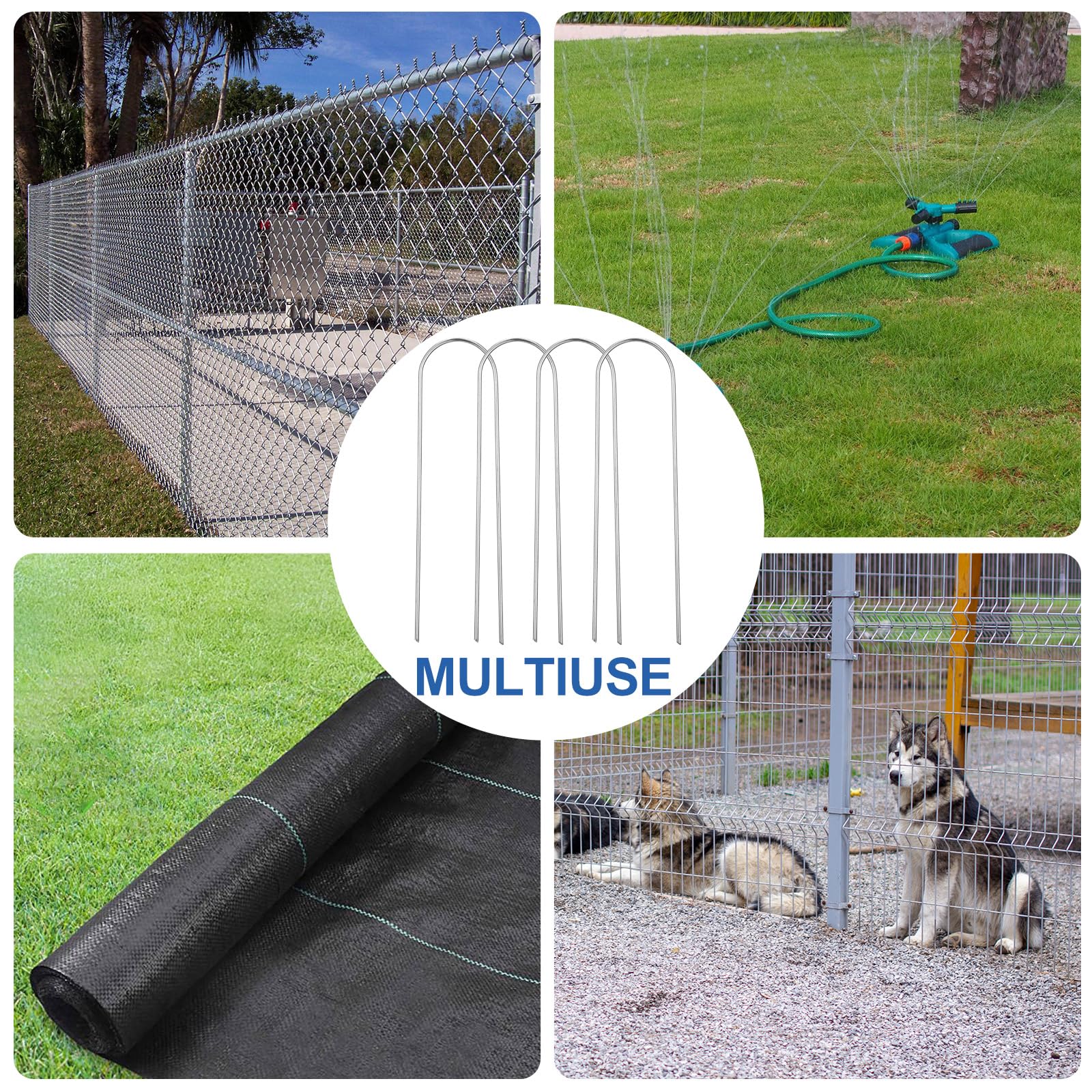 Telooco all-weather outdoor stakes withstand harsh conditions for outdoor installations.