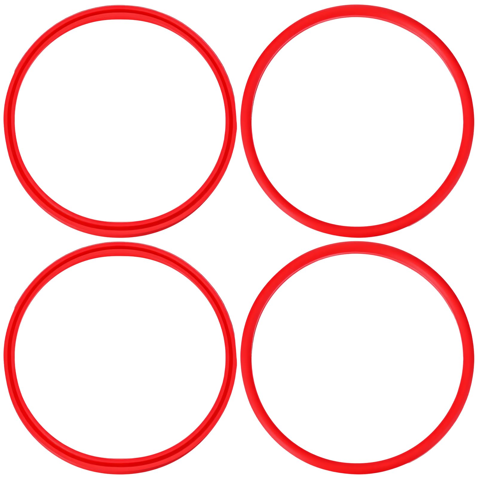 Telooco hummingbird feeder base seal ring in red for leak-free feeding.