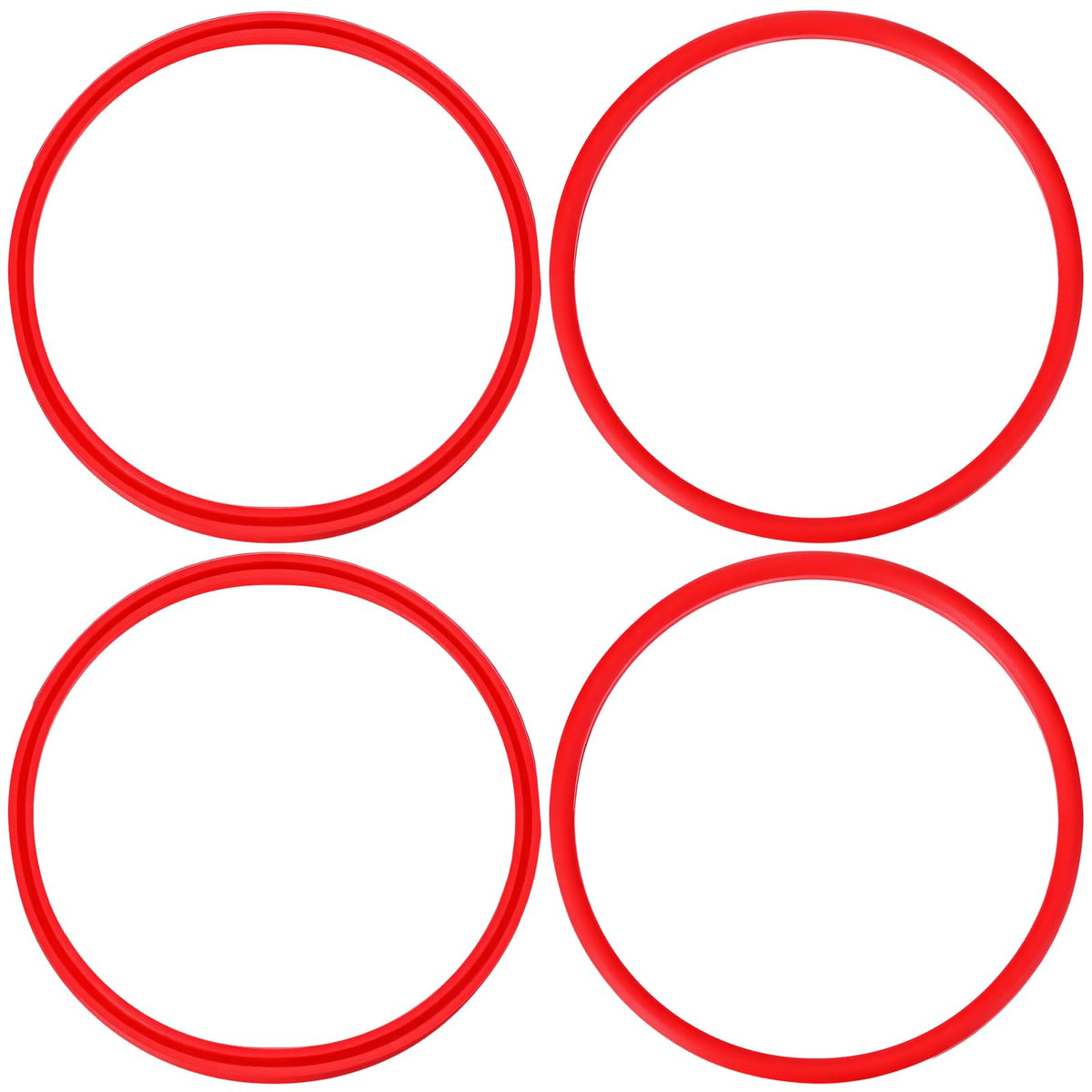 Telooco hummingbird feeder base seal ring in red for leak-free feeding.