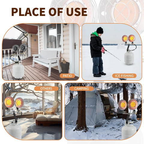 Temctrl full metal mesh guard provides safe operation in outdoor spaces.