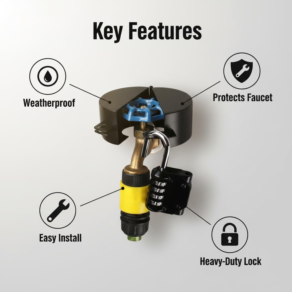 TEMEILI password dial lock highlights quick, key-free access control.