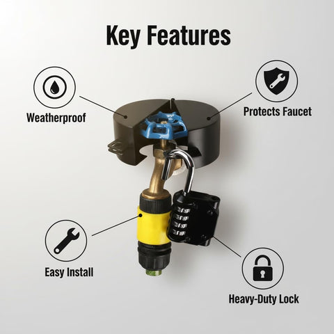 TEMEILI password dial lock highlights quick, key-free access control.