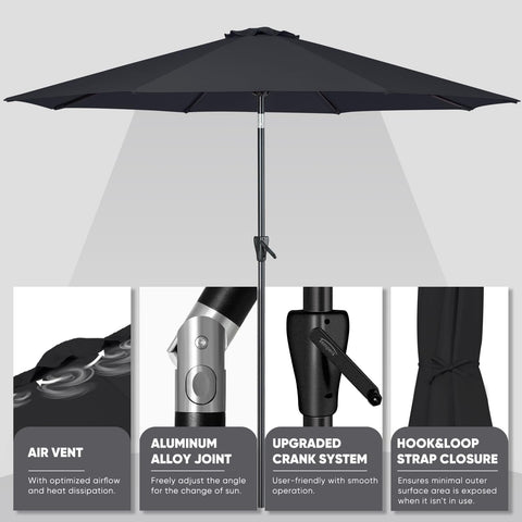 Tempera fade-resistant canopy keeps color vibrant under sun and rain