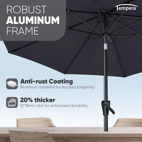 Tempera wind-vent system enhances stability on breezy days