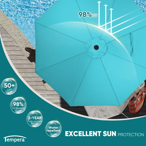 Tempera wind-vent system promotes airflow for stability.