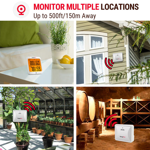 TempPro cold-resistant remote sensor works in freezing weather.