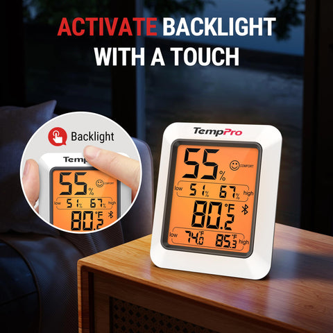 TempPro multiroom monitoring supports monitoring different spaces like nursery or studio.