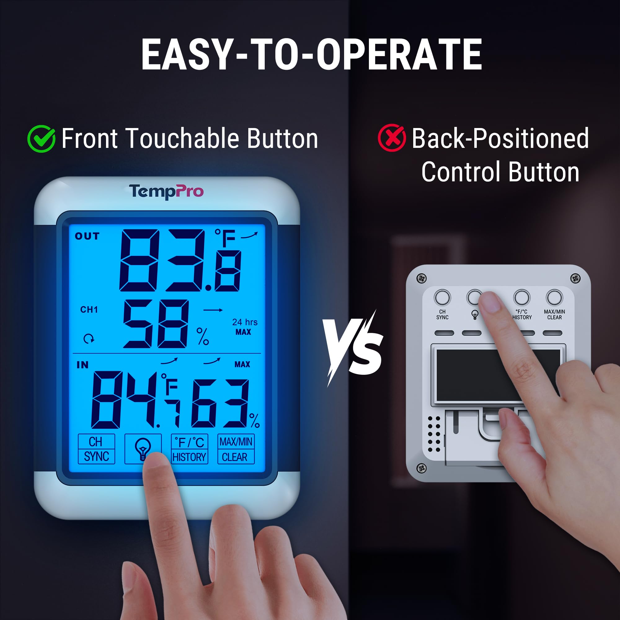TempPro 500ft-range extends wireless coverage across your property