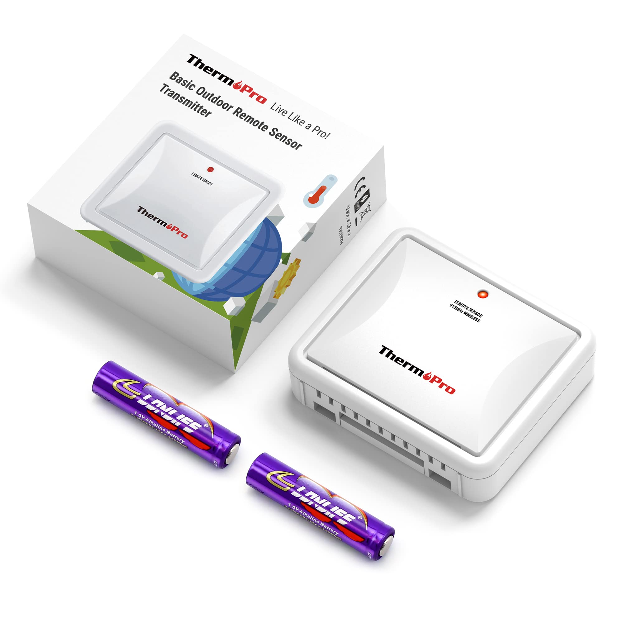 TempPro TX-2 batteries included ensure immediate use and accurate readings.