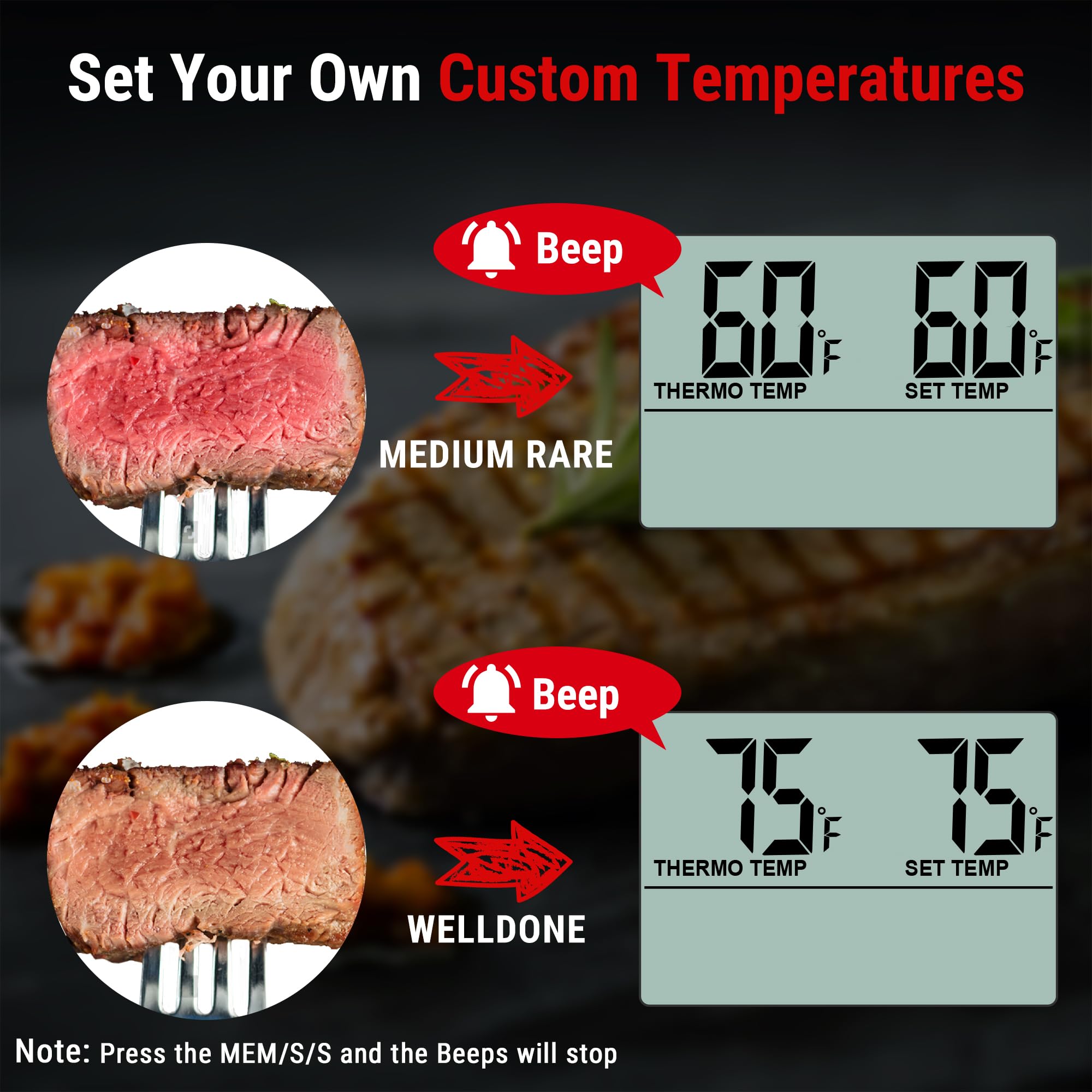 TempPro TP16 outdoor grill use demonstrates grilling precision.