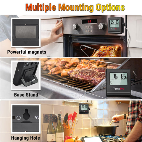 TempPro TP16 programmable presets image shows USDA-compatible settings.