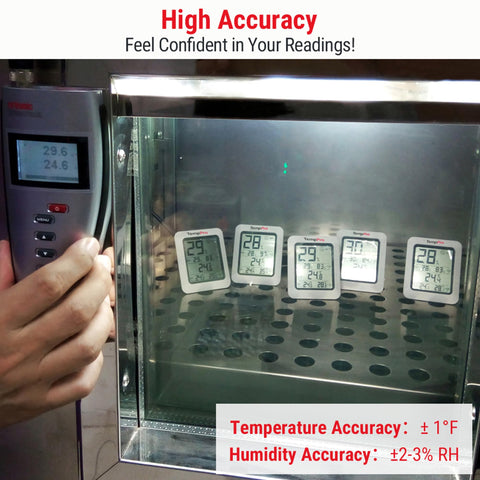TempPro TP50 refrigerator view helps monitor fridge conditions for food safety.