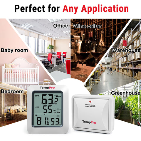 TempPro TP60 suitable for baby rooms and nurseries