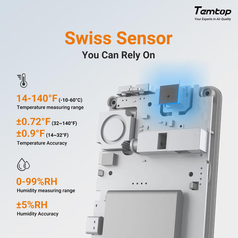 Temtop T1 with Bluetooth alerts notifies you of changes on connected devices.