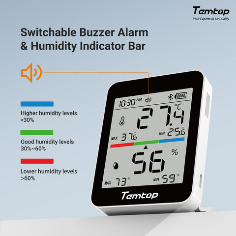 Temtop T1 OTA updates keep firmware current for improved performance.