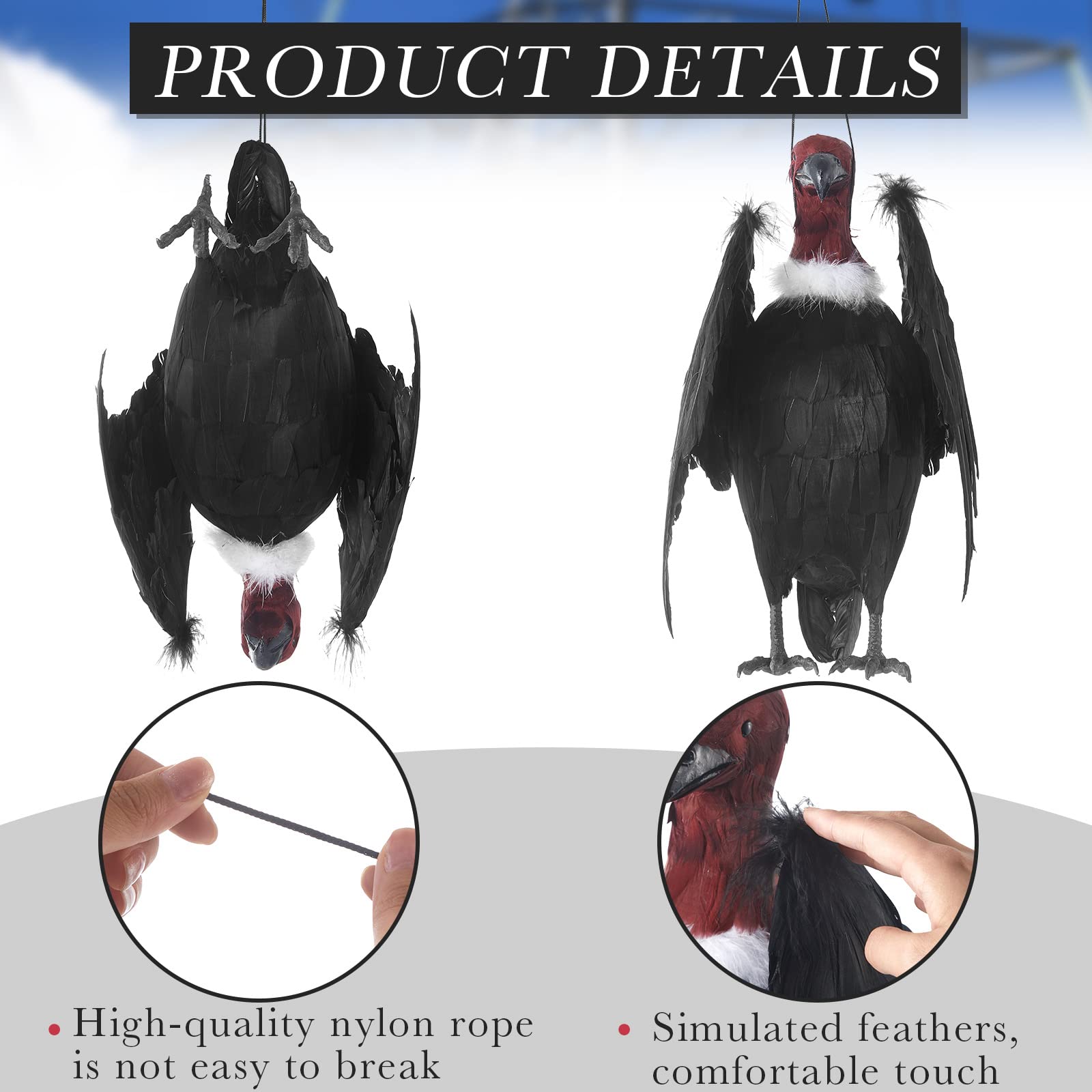 Tenceur vulture adjustable-wings allows natural posing.