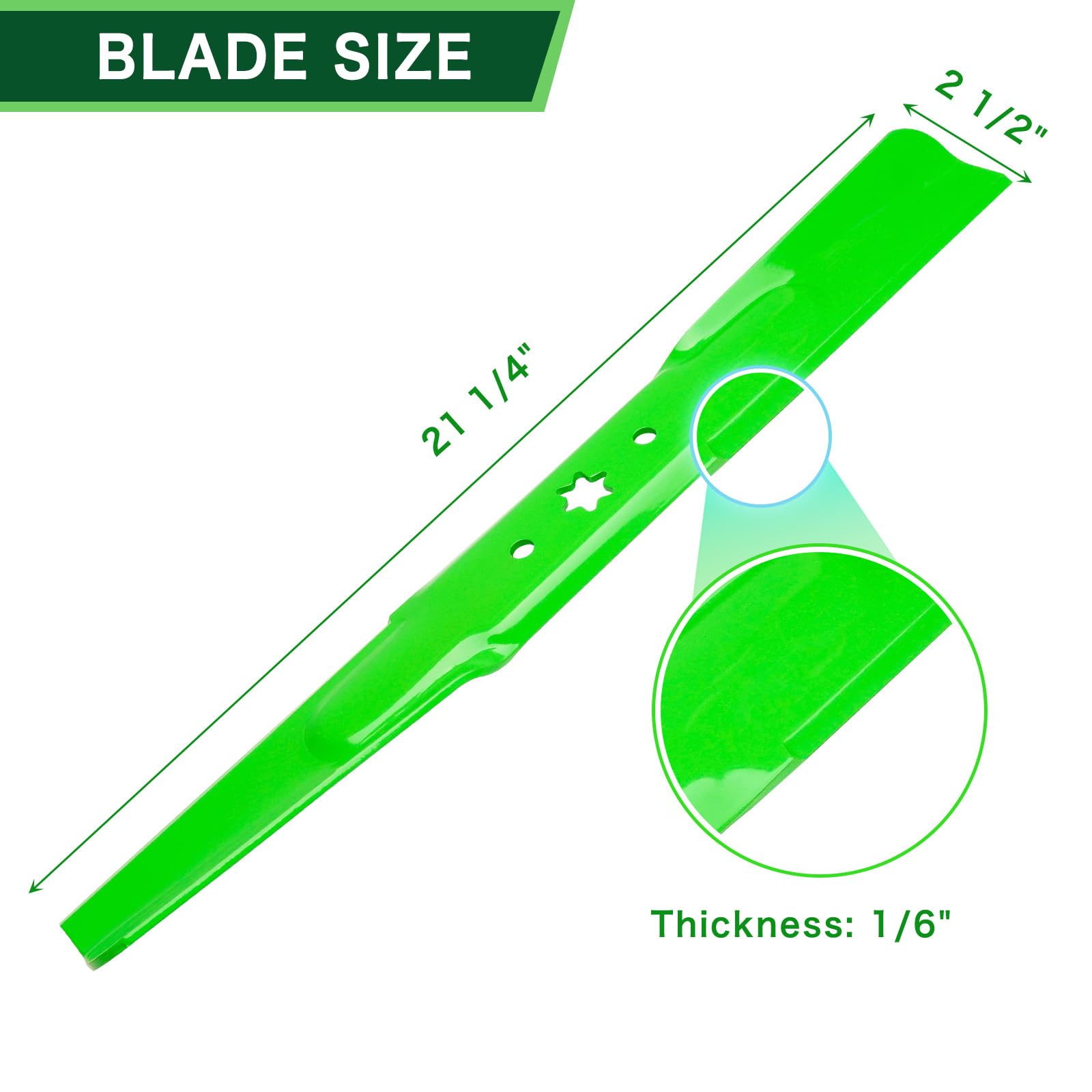 TENGMUJX 42-inch deck rebuild kit blade set for Huskee LT4200 delivering durable cuts