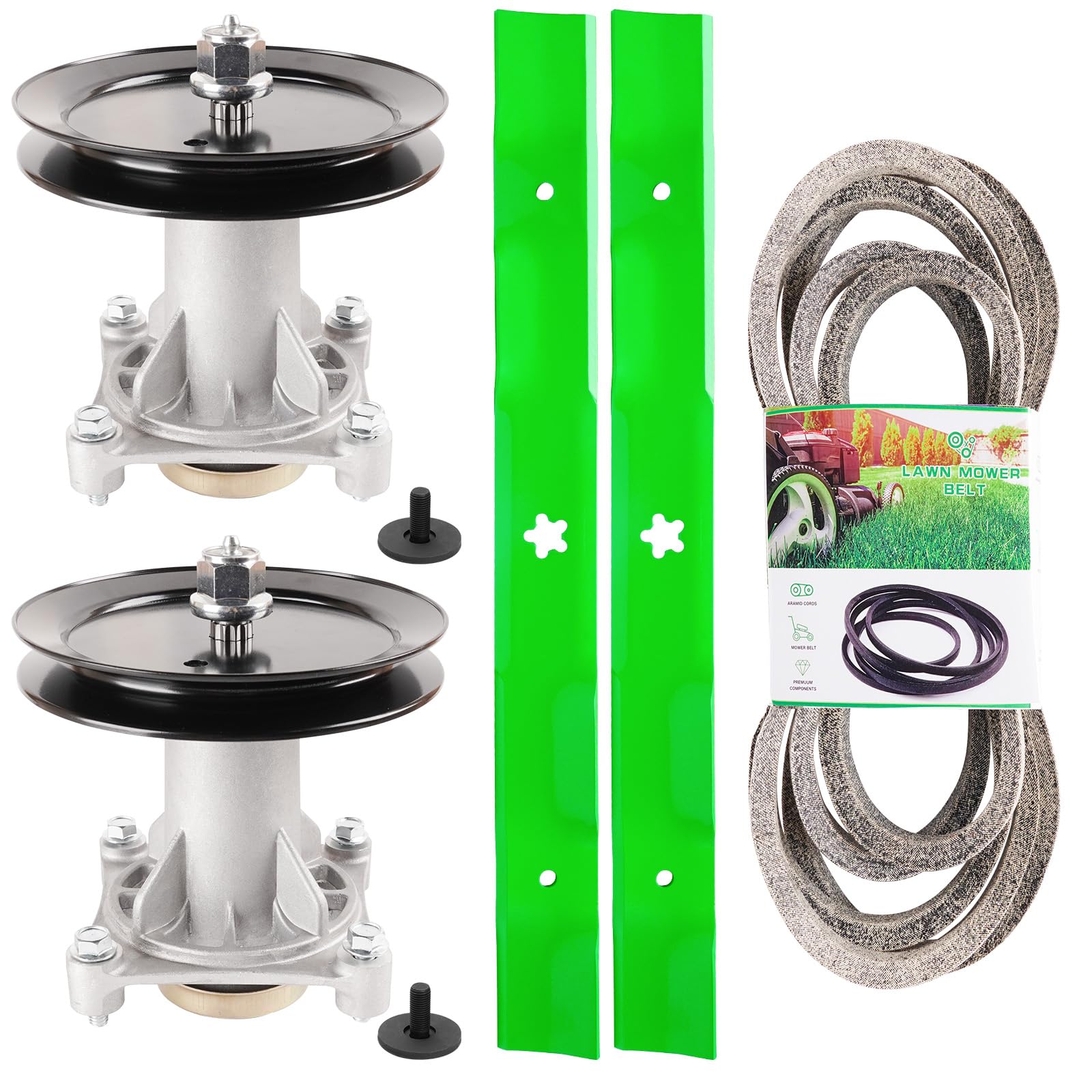 TENGMUJX 46-inch deck rebuild kit spindles for smooth blade rotation
