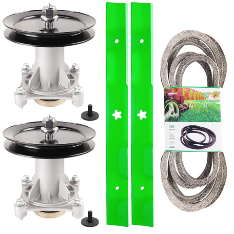 TENGMUJX 46-inch deck rebuild kit spindles for smooth blade rotation
