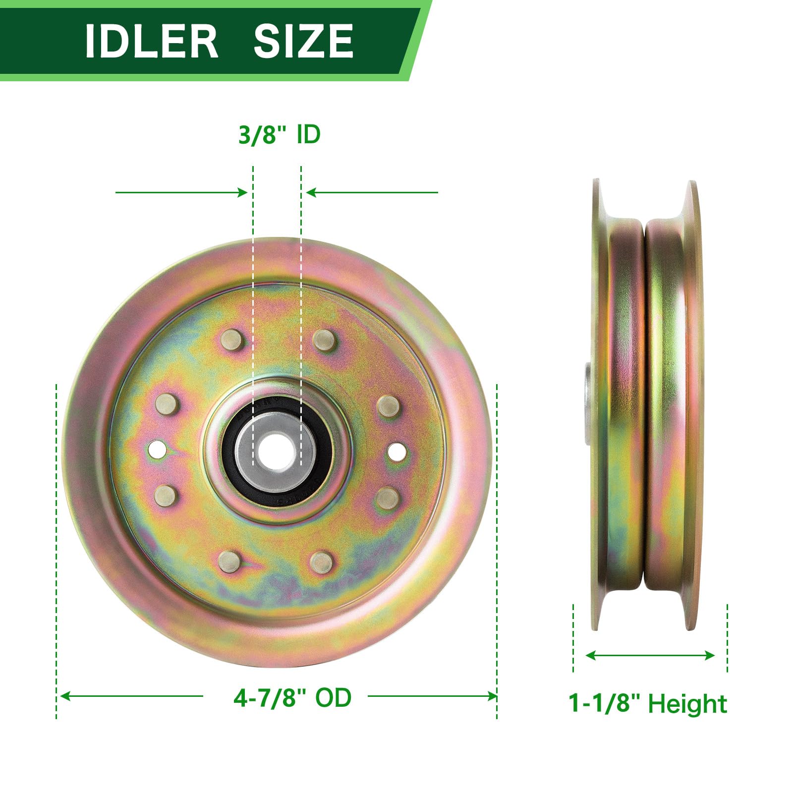TENGMUJX 46in deck rebuild kit blades deliver clean, precise cuts