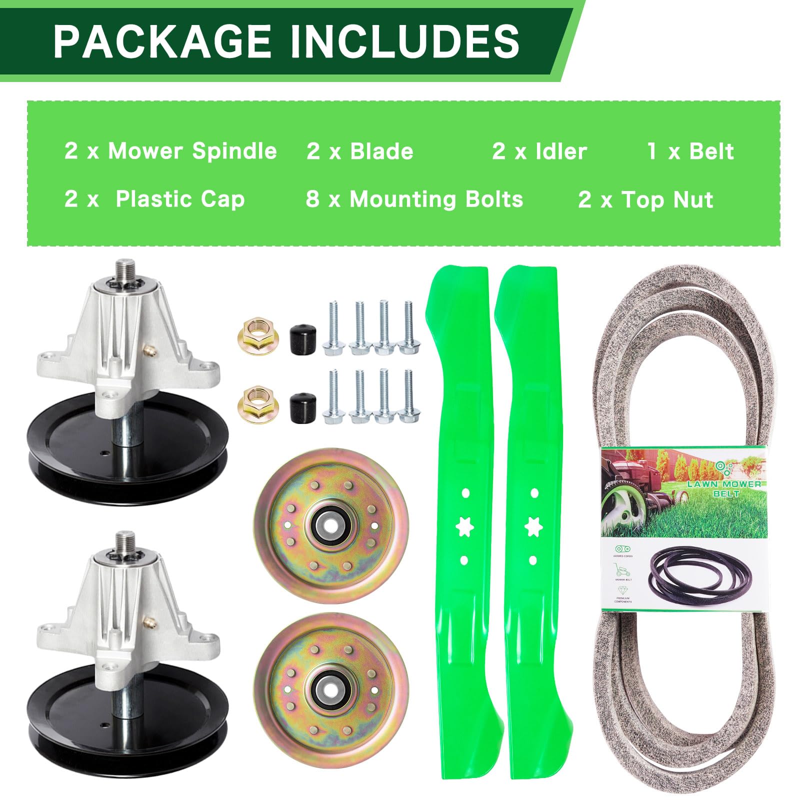 TENGMUJX 46in deck rebuild kit installation-friendly design saves time