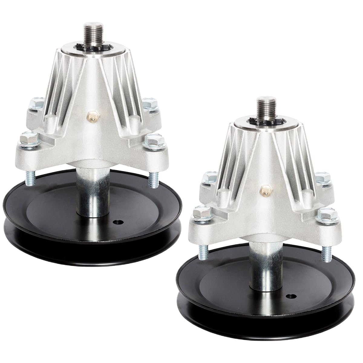 TENGMUJX 918-06991 spindle assembly 2-pack for 42-inch decks with durable metal construction