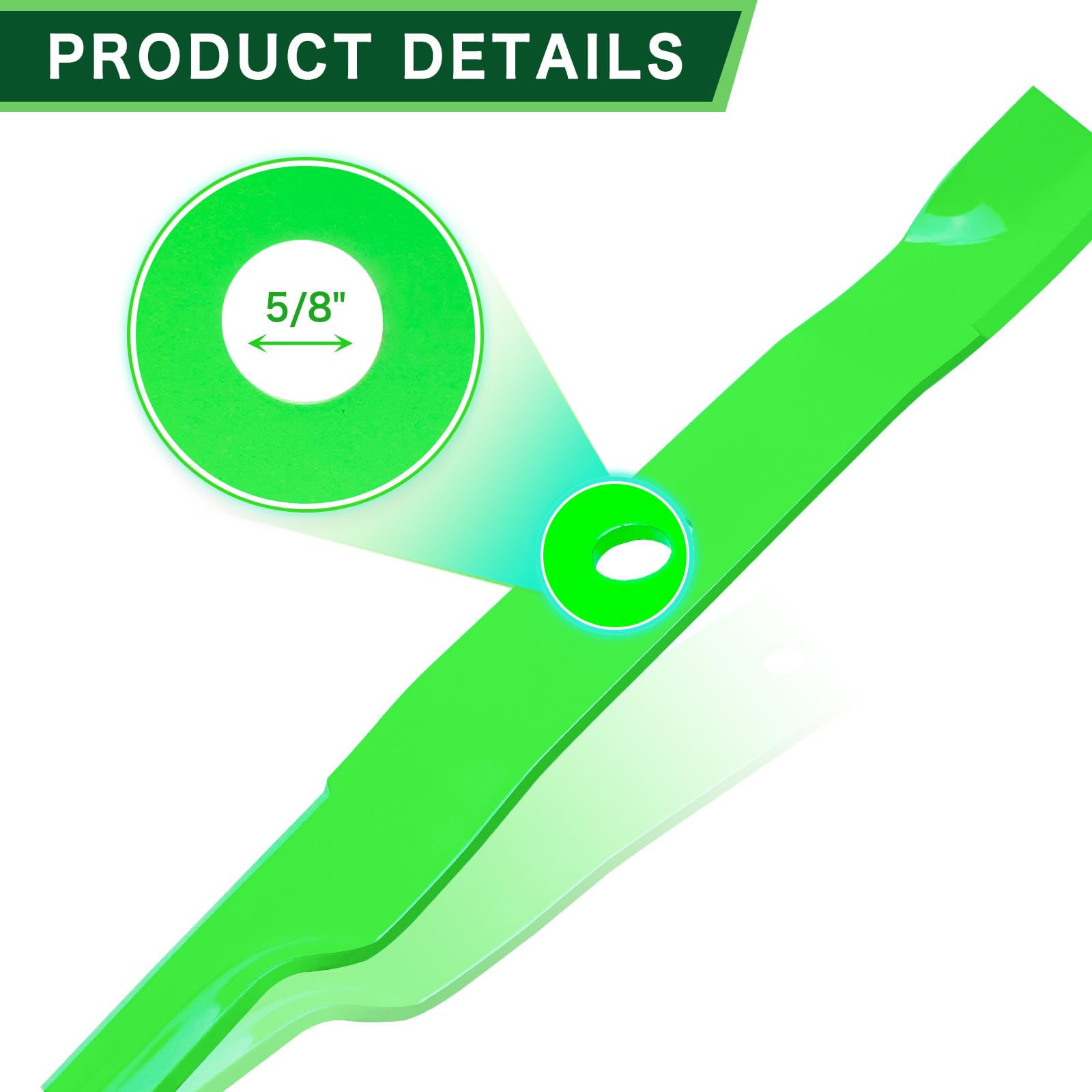 TENGMUJX Ariens 60-deck blade providing precise cuts and durable performance.