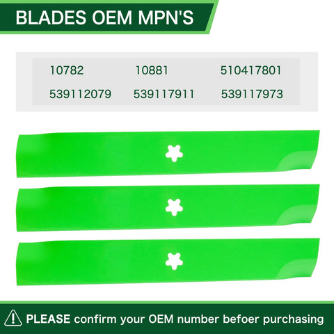 TENGMUJX easy at-home installation simplifies DIY mower maintenance.