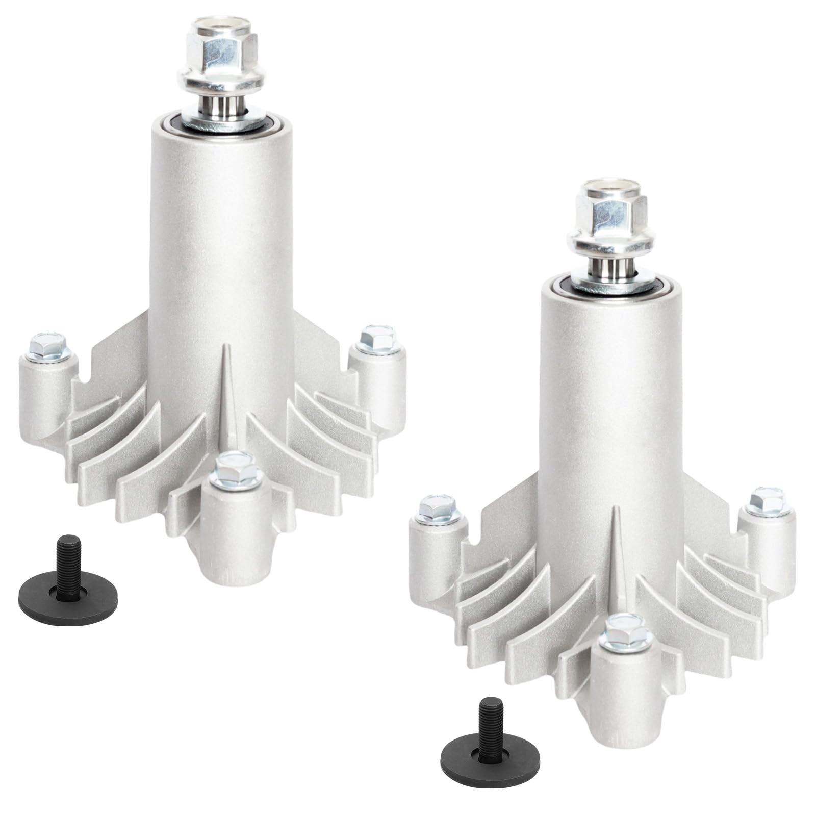 TENGMUJX spindle assembly 2-pack for durable mower deck performance.