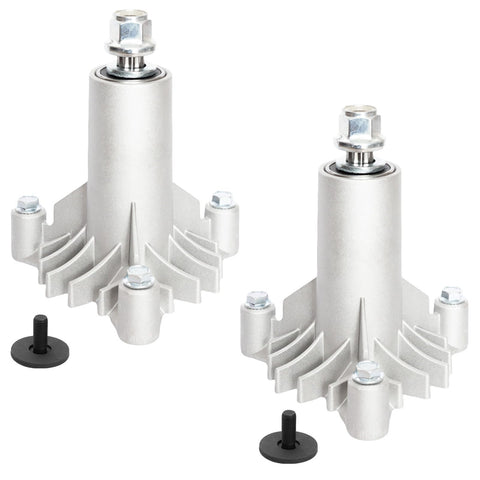 TENGMUJX spindle assembly 2-pack for durable mower deck performance.
