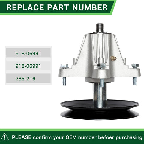 Spindle assembly from TENGMUJX for Craftsman 42-inch deck