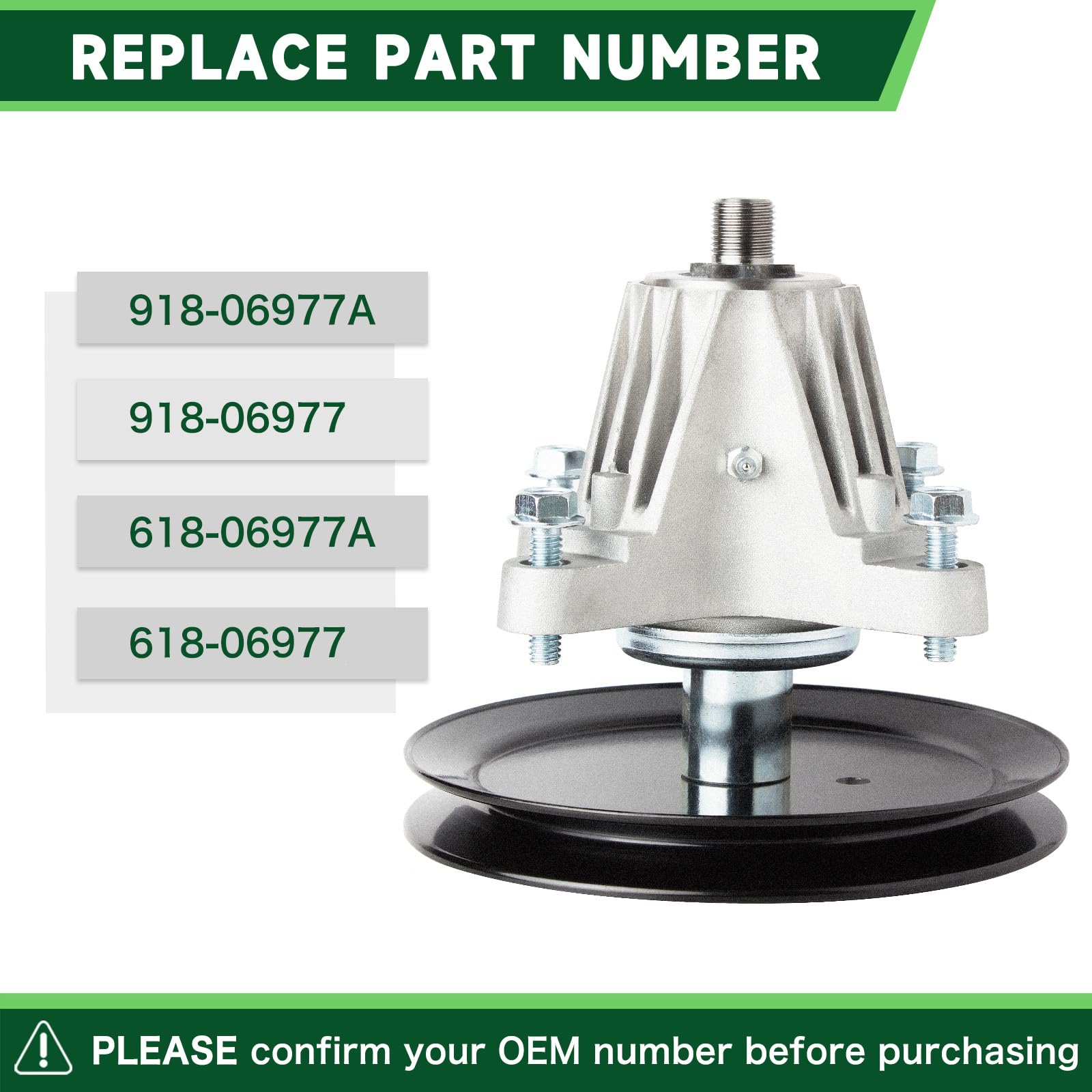 TENGMUJX spindle-assembly Cub Cadet 46-deck durability